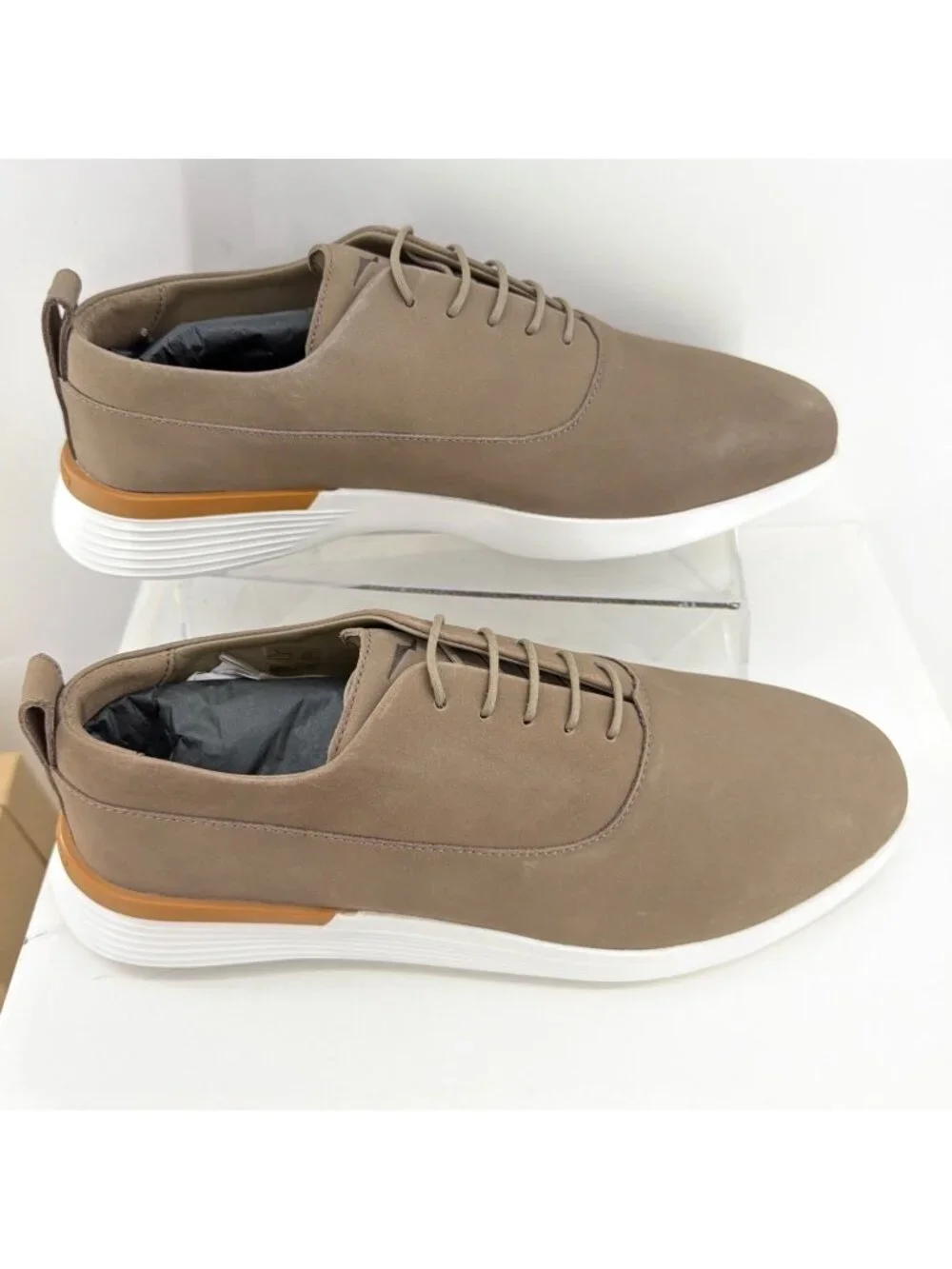Wolf and Shepherd Crossover Longwing Sporty Men Shoes Desert White Nubuck Sz 9.5